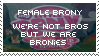 Female Brony Stamp