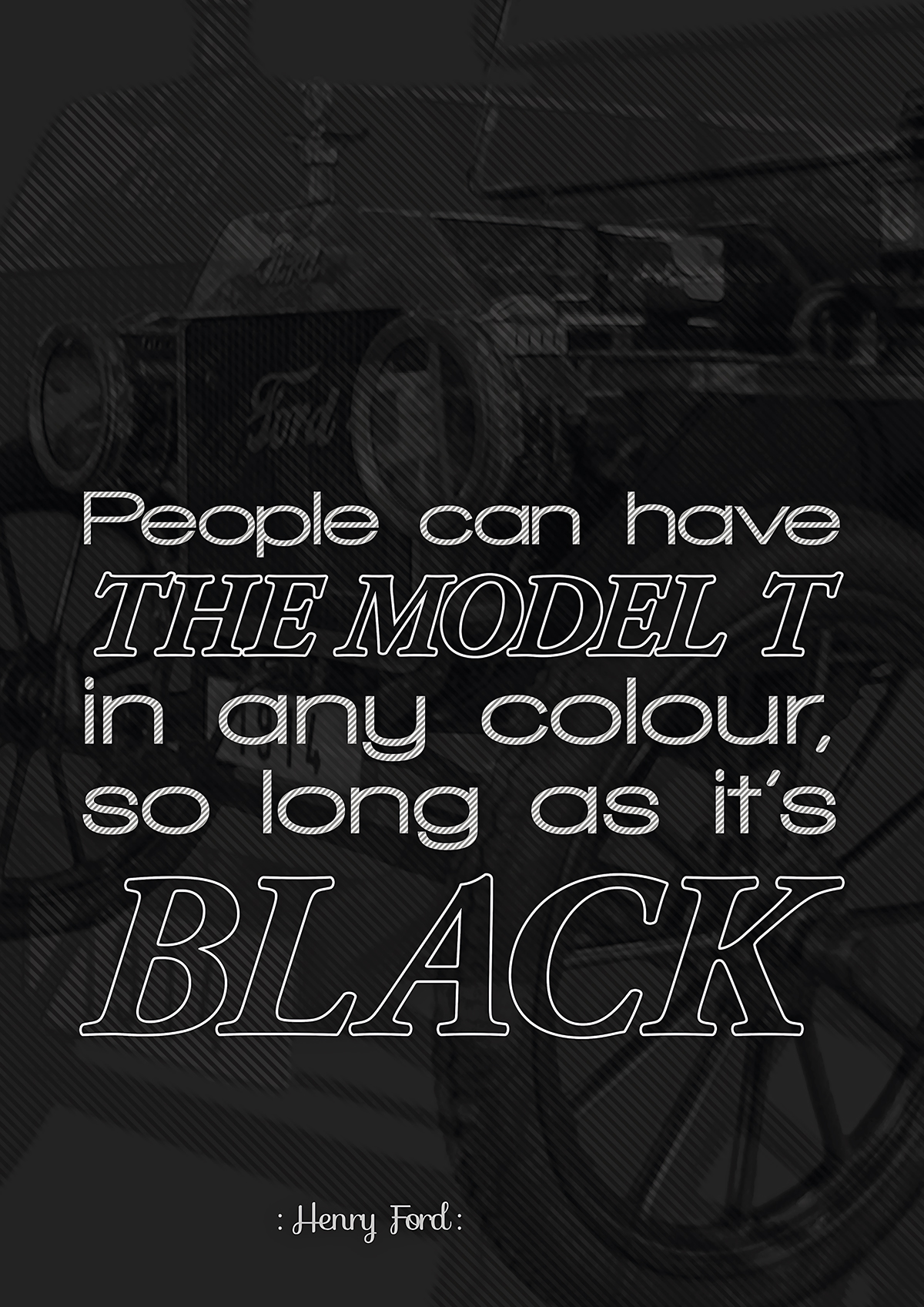 Model T Black