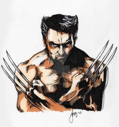 Logan aka Wolverine (Hugh Jackman)