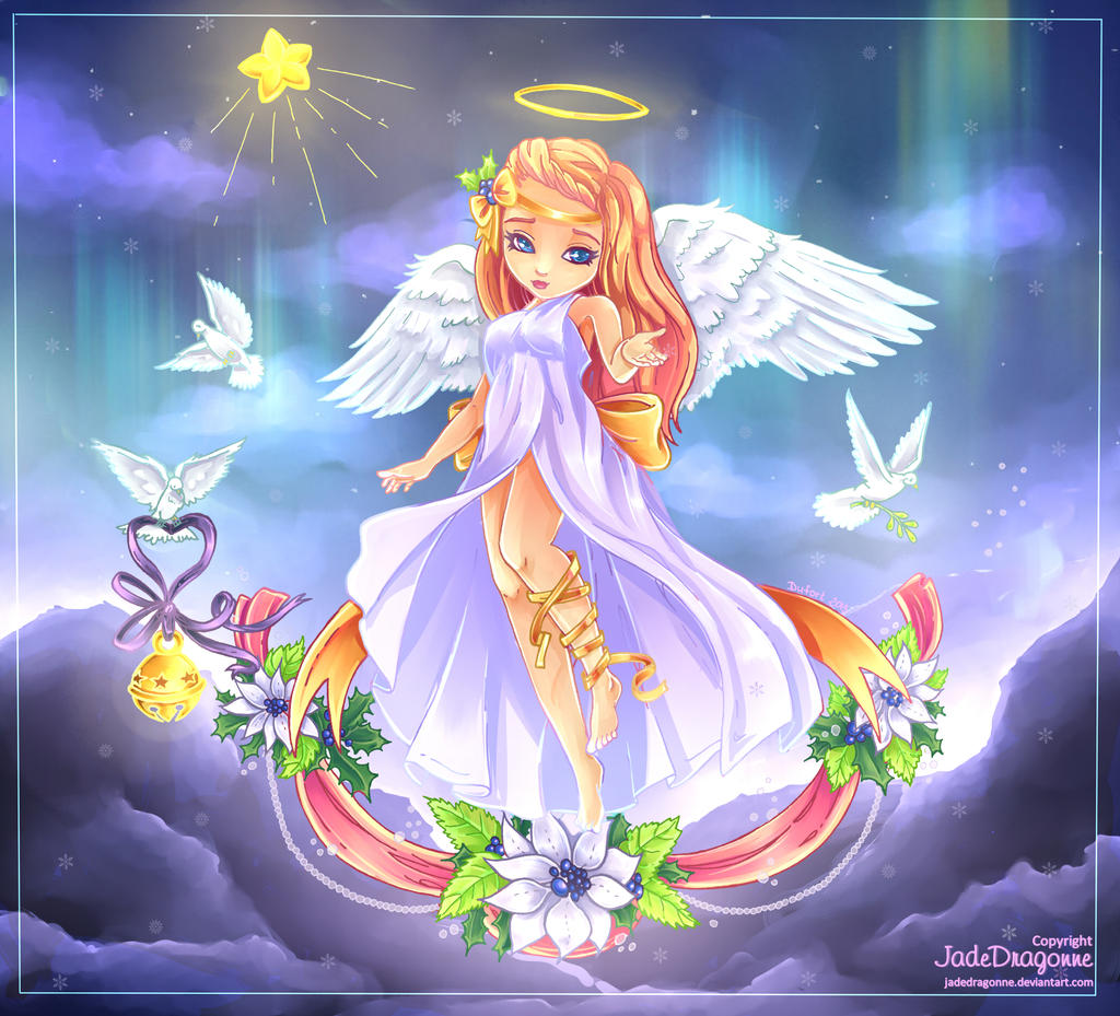 Angel of Christmas by hazu-i