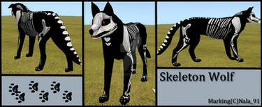 Skeleton Canine Marking