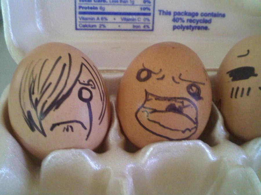 Emo egg vs angry egg