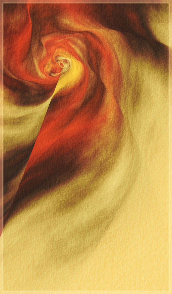Red fabric - aquarell on paper by adrianamusettidavila