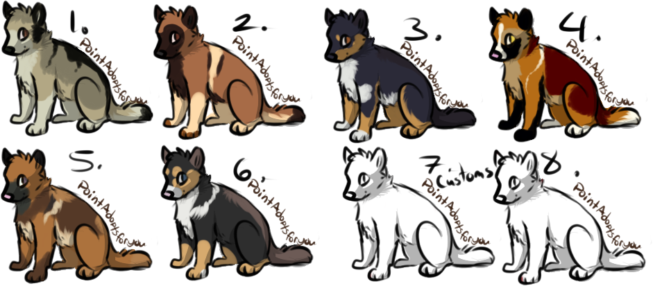 Dog Adoptables 20 pt each [CLOSED]