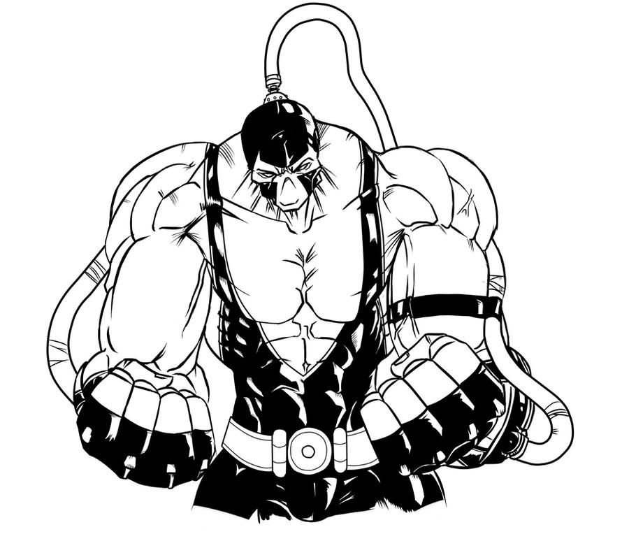 Bane Ink Comic BANE inked by CloudRockFenrir on DeviantArt