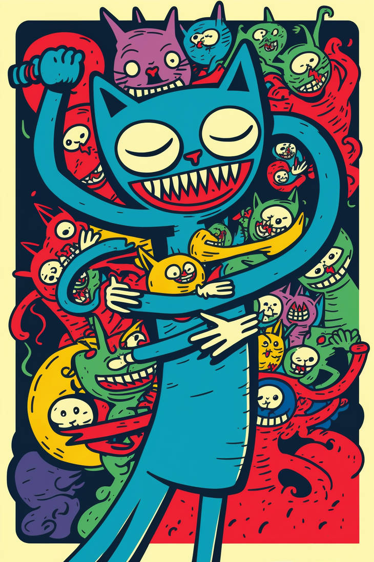 Crazy Cat By AdorableArtCreations On DeviantArt crazy-cat-by-adorableartcreations-on-deviantart