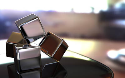 Chrome cubes