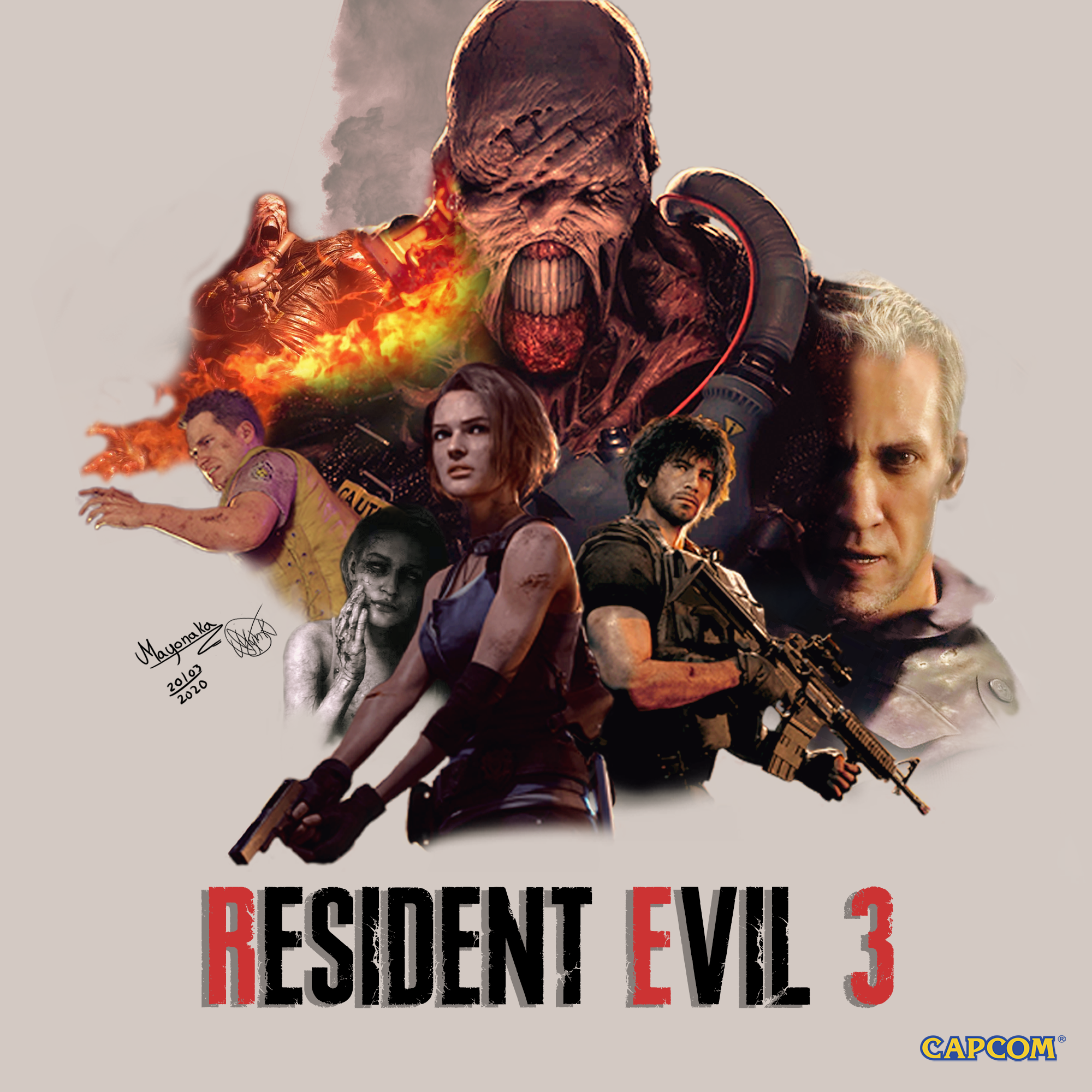 Resident Evil 3 Remake Wallpaper by kaelwolfgang on DeviantArt