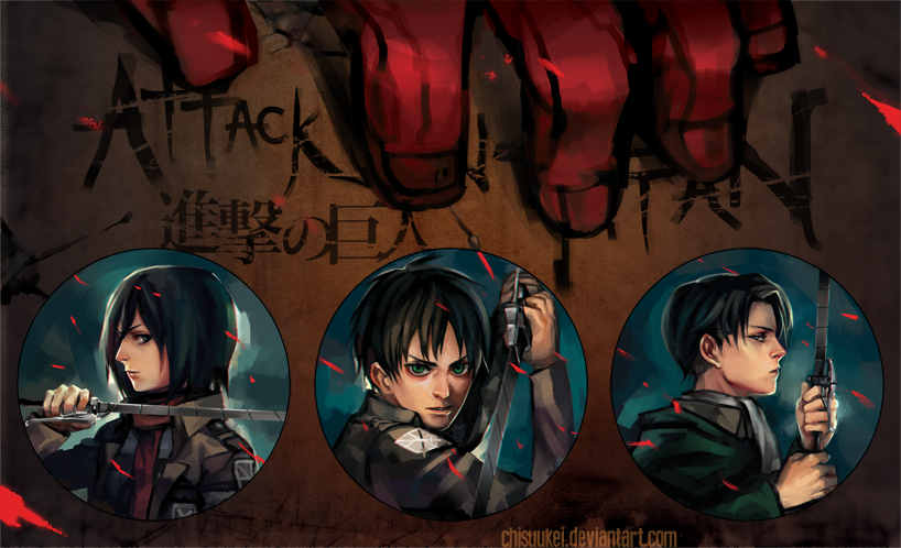 datworks: Shingeki no Kyojin badges