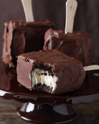 Chocolate Covered Brownie Ice Cream Sandwich