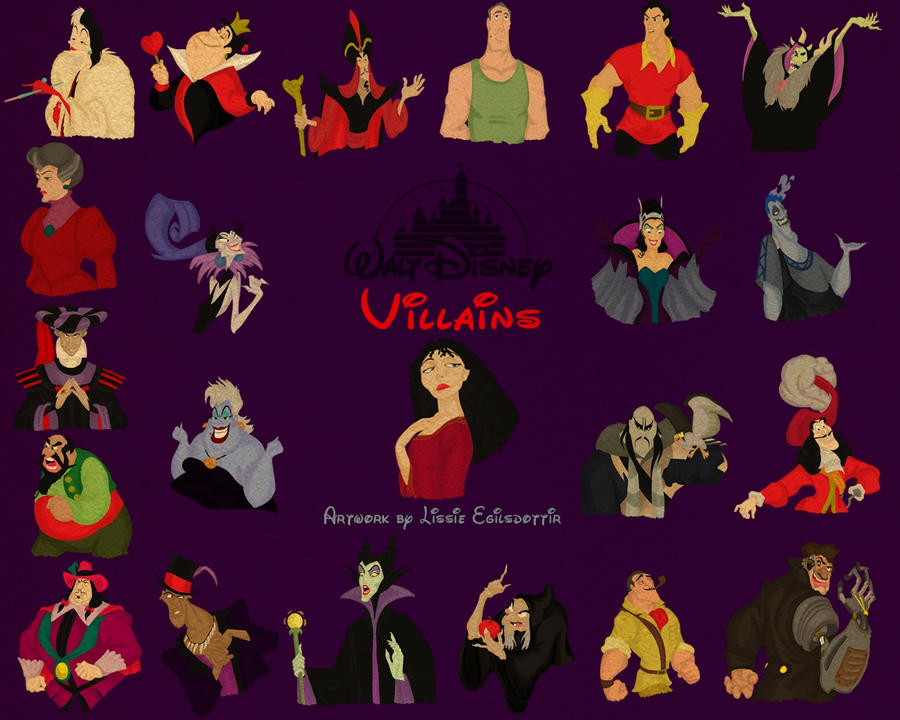 Disney Villains Wallpaper2 By Panda ai On DeviantArt disney-villains-wallpaper2-by-panda-ai-on-deviantart