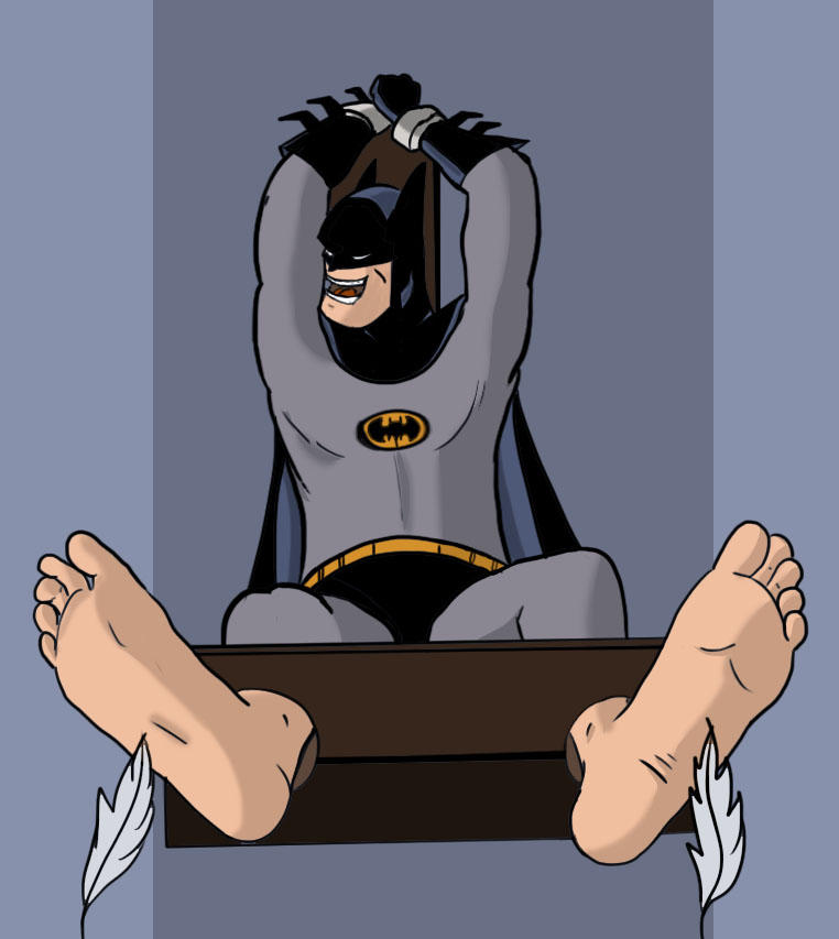 Batman tickled by Final-Fantaisies on DeviantArt