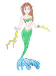 Jupiter the Lightning Mermaid Adoptable (CLOSED) by FreeingMyAngelWings