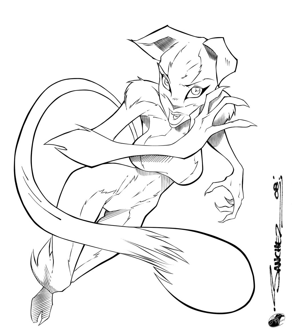 Sanchez's Kitty Girl - Inks