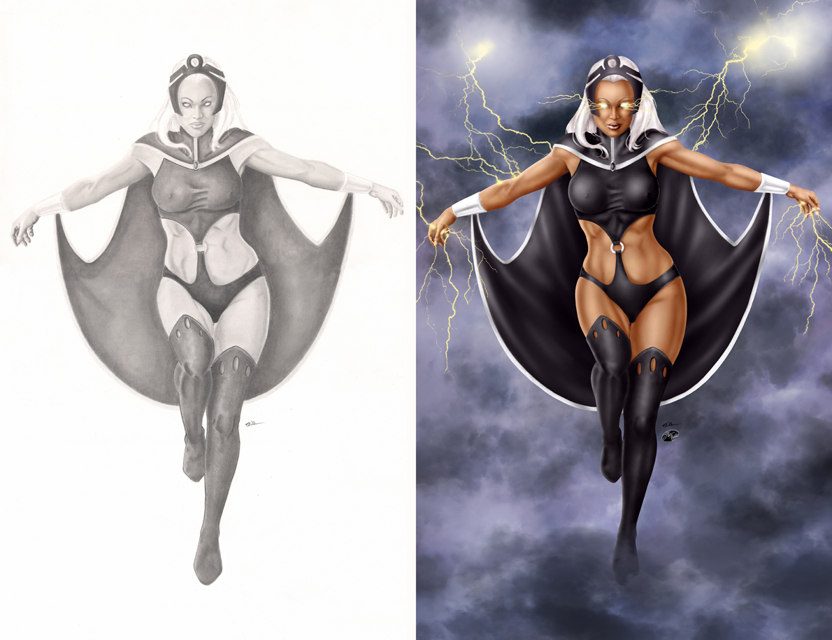 Comishart's Storm - Colors - Side by Side