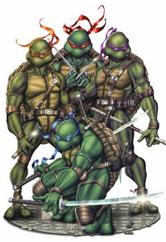 TMNT 30 Year Anniversary Cover - Colors