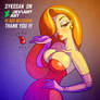 Jessica Rabbit says thank you !