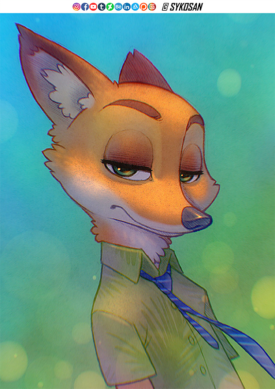 Nick Wilde by sykosan