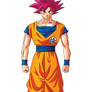 Goku Super Saiyan God Normal DBZ 2013