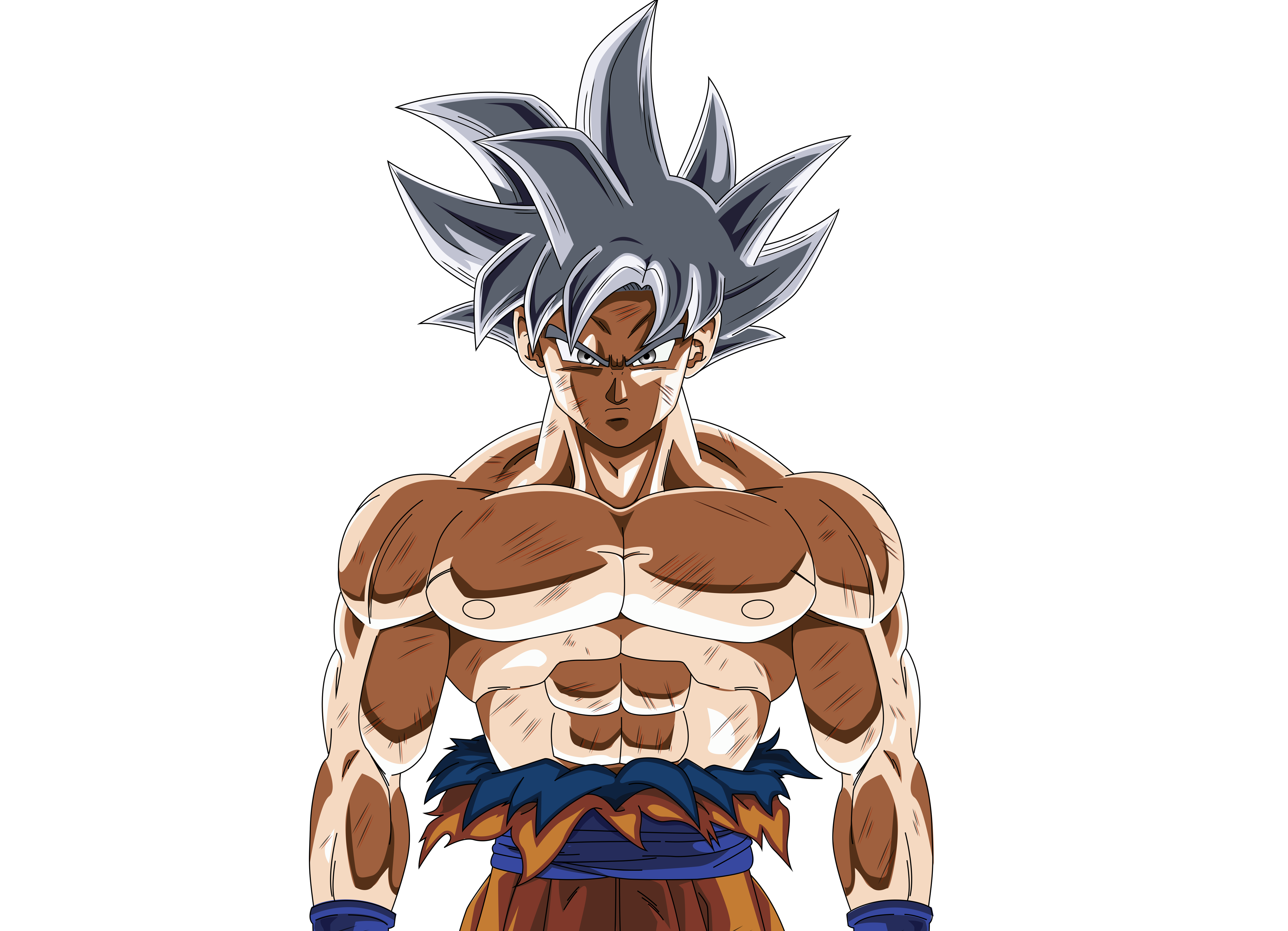 Ultra Instinc Mastered Goku Render By Xyelkiltrox On