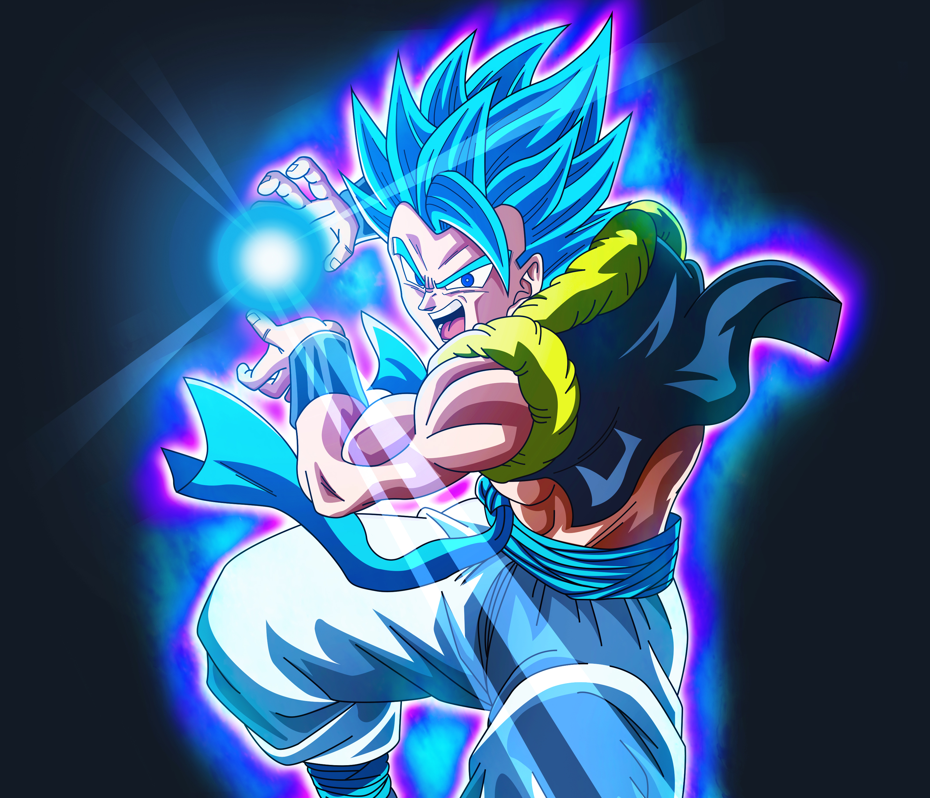 Gogeta Blue Wallpaper by adb3388 on DeviantArt