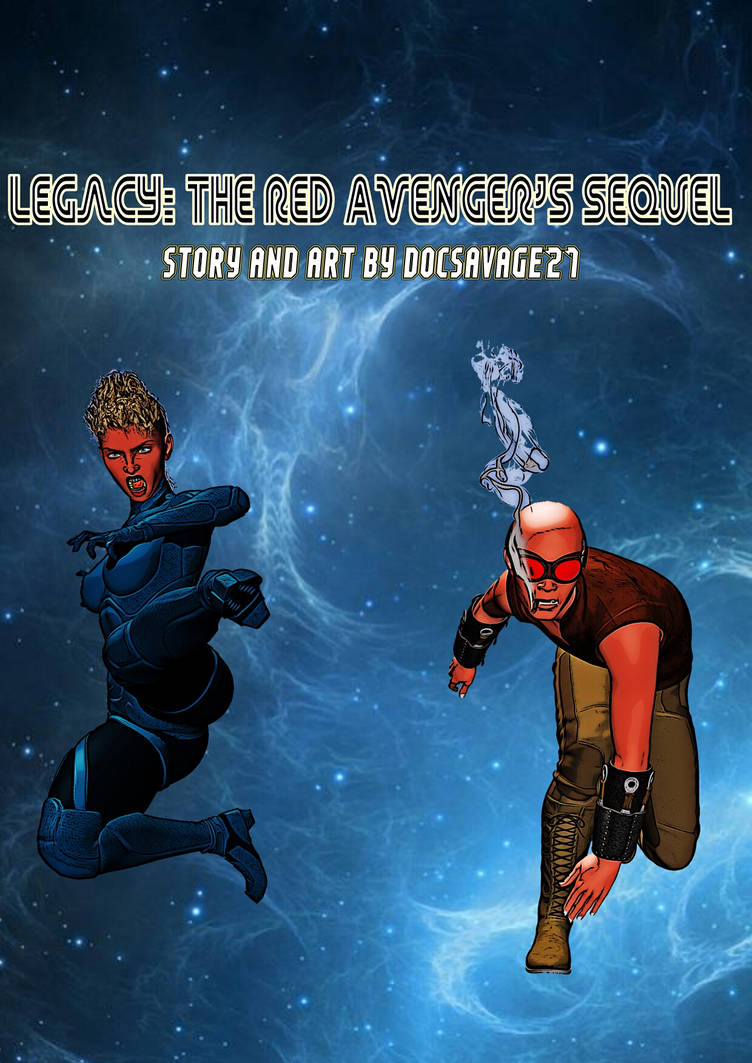 Legacy: The Red Avenger sequel cover