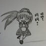 Chibi drawing ~Happy/Laughing~