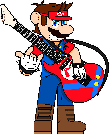 Rock Star Mario by JBX9001 on DeviantArt