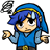 Blue Link Upset Icon