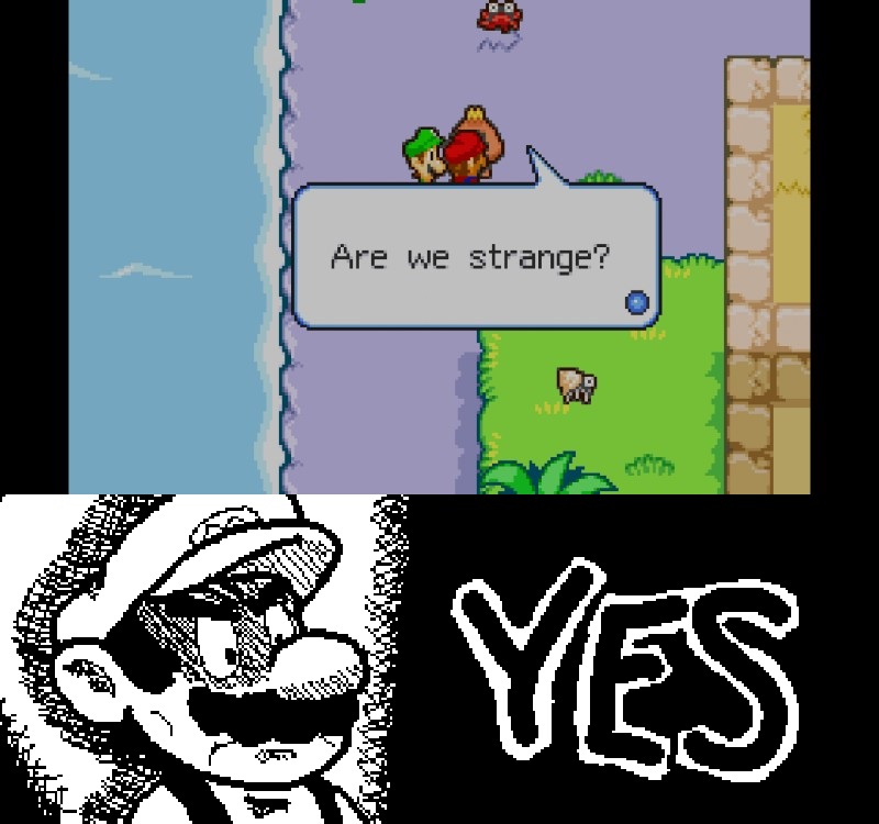Mario Says You Are Strange (Miiverse Post)