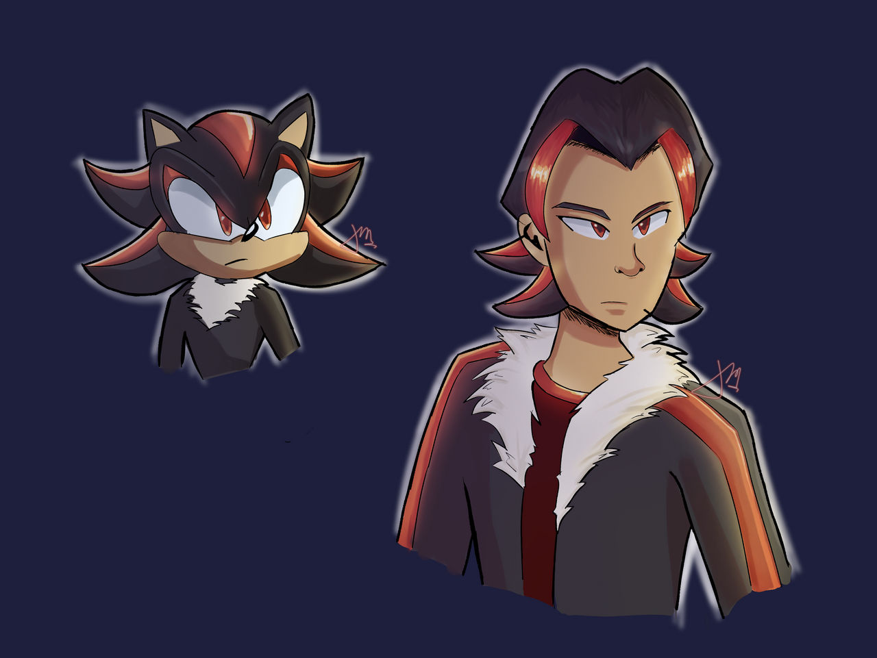 Shadow Inhumane Human! Shadow + ...Shadow? by ARTXIMELOL on DeviantArt