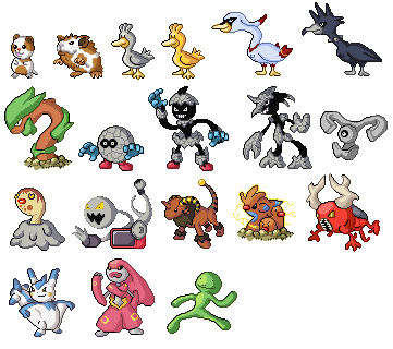 New Custom Pokemon Set 2 by Razthehedgehog on DeviantArt