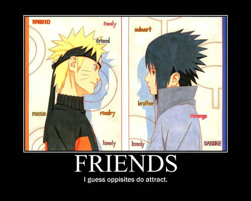 Naruto and Sasuke Friends
