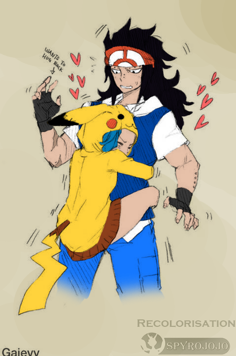 Gajeel X Levy (recolorisation) par spyrojojo