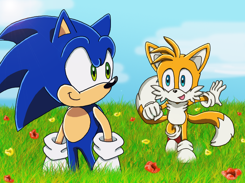 Sontails Deviantart Sonic and Tails by xJestino on DeviantArt