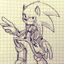 school doodles: sonic the hedgehod