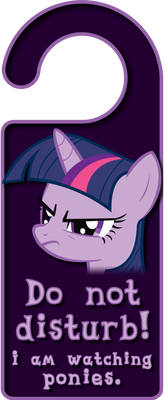 Twilight Sparkle Door Knob Hanger