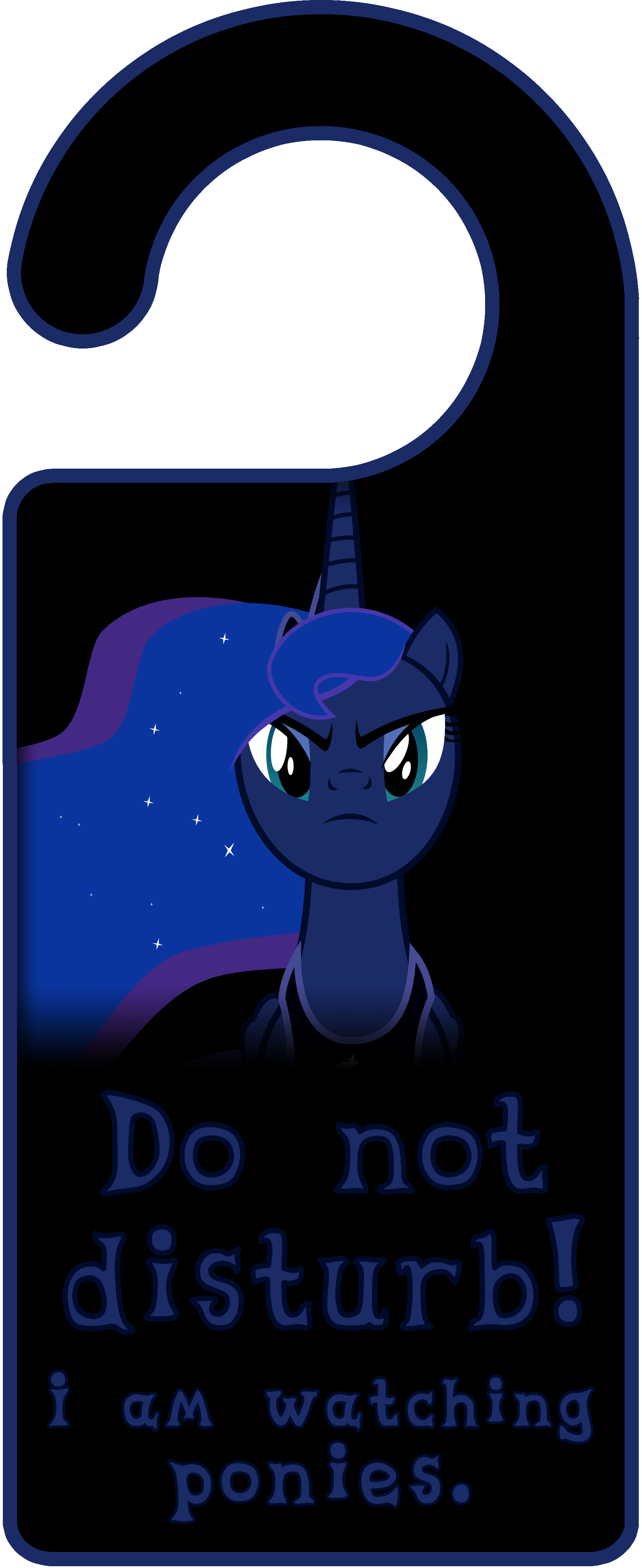 Princess Luna Door Knob Hanger