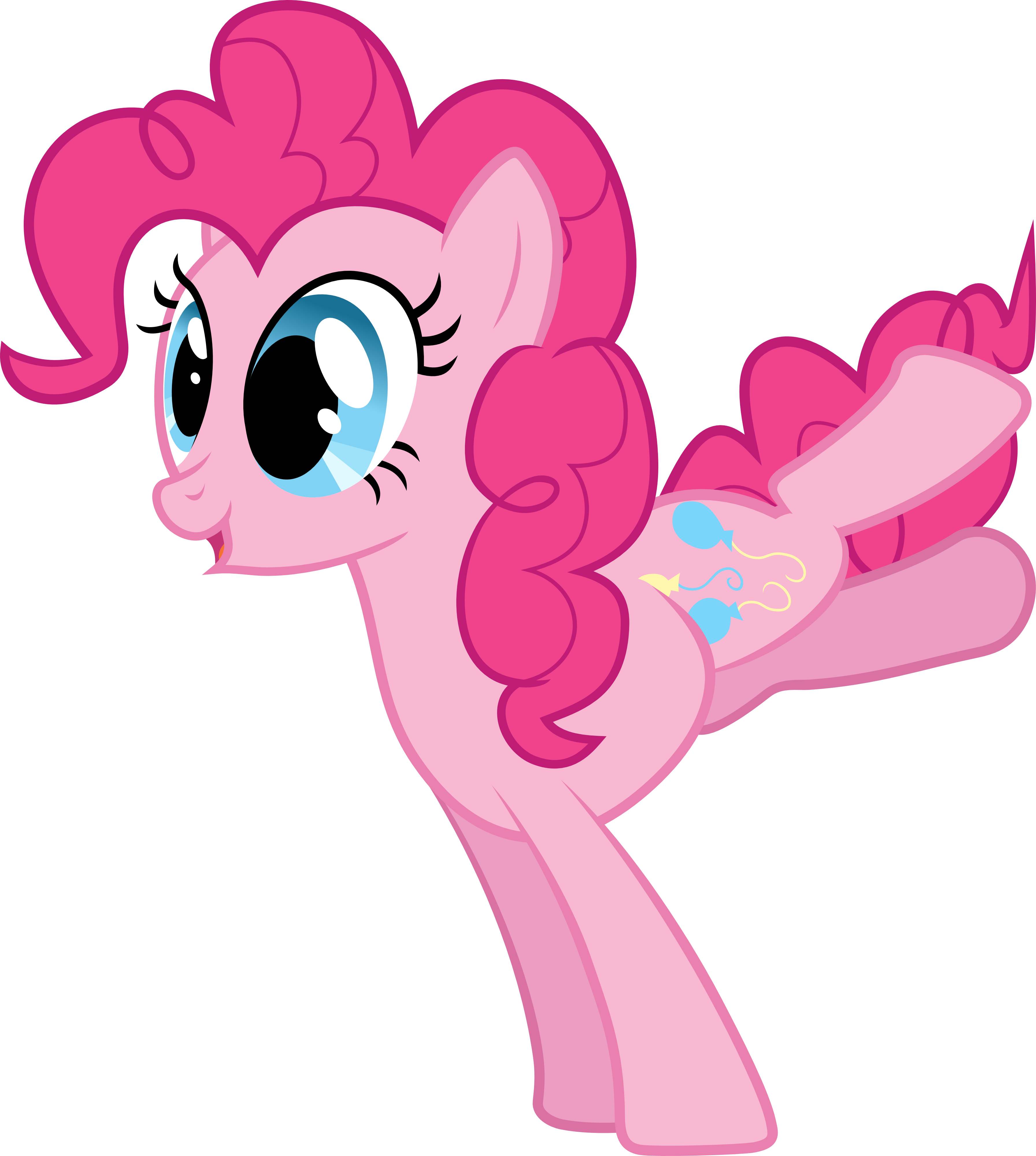 Huge Eye Pinkie Vector