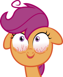 Sleep Deprived Scootaloo Vector by Thorinair