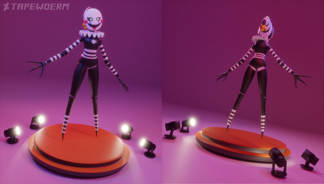 Stylized Security Puppet Model By Tapewoerm On DeviantArt