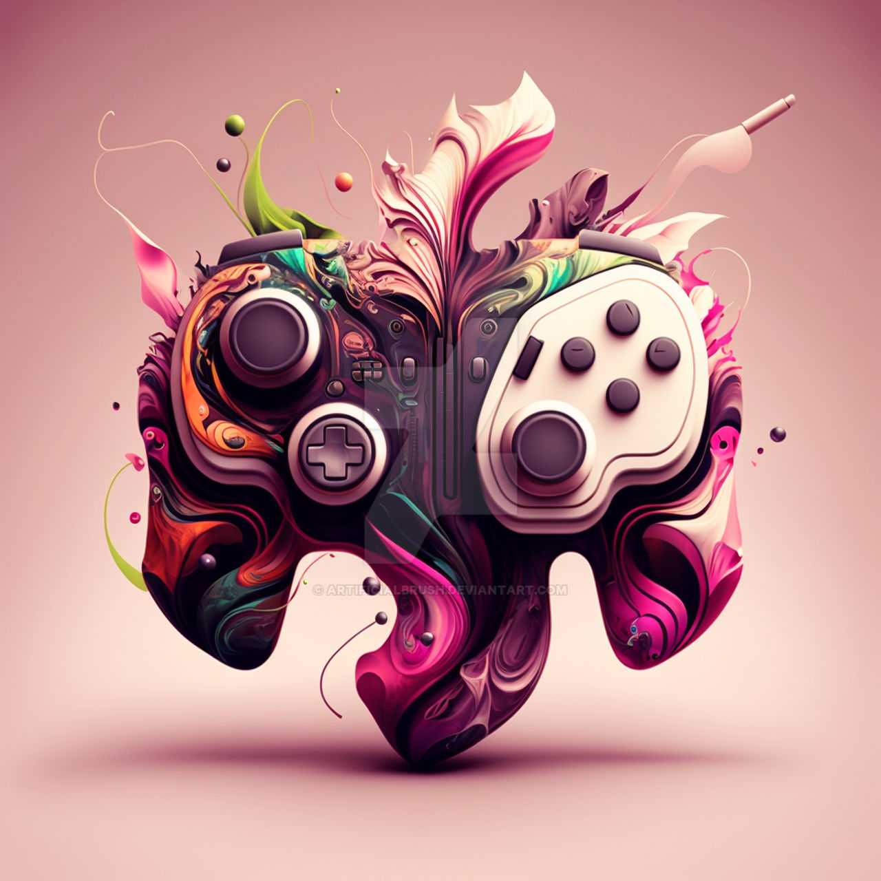 Controller95 Deviantart Enigma - Futuristic Video Game Controller by ArtificialBrush on DeviantArt