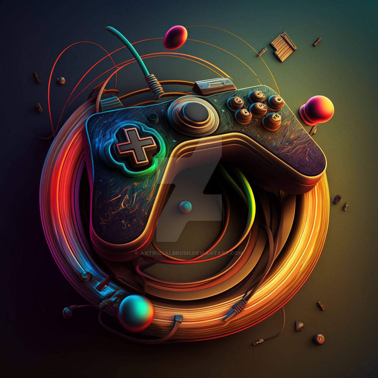 Controller95 Deviantart Rebel - Futuristic Video Game Controller by ArtificialBrush on DeviantArt