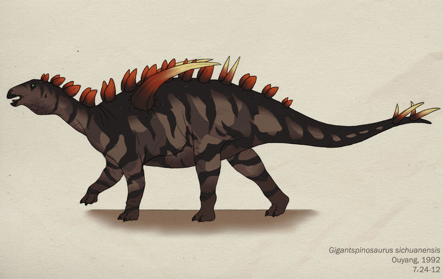 058--GIGANTSPINOSAURUS SICHUANENSIS by Green-Mamba
