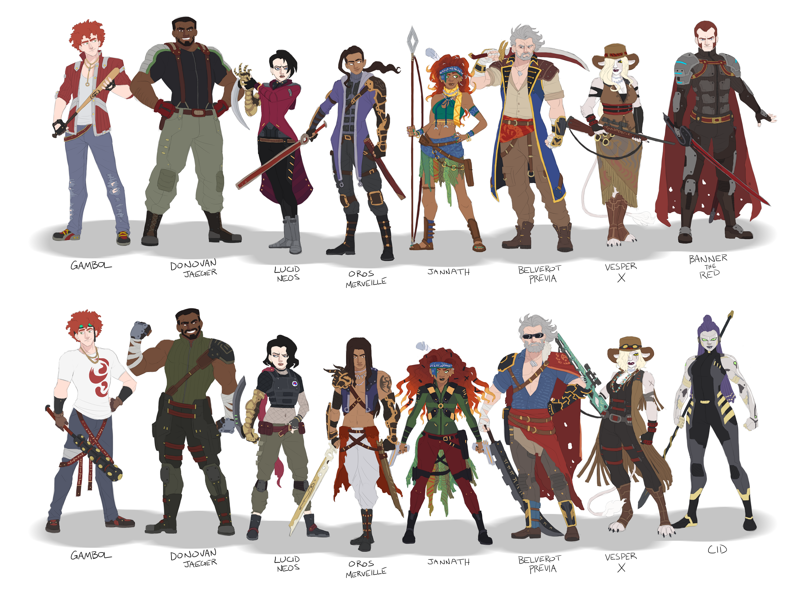 Final Fantasy 10 Characters by KickassConnor on DeviantArt