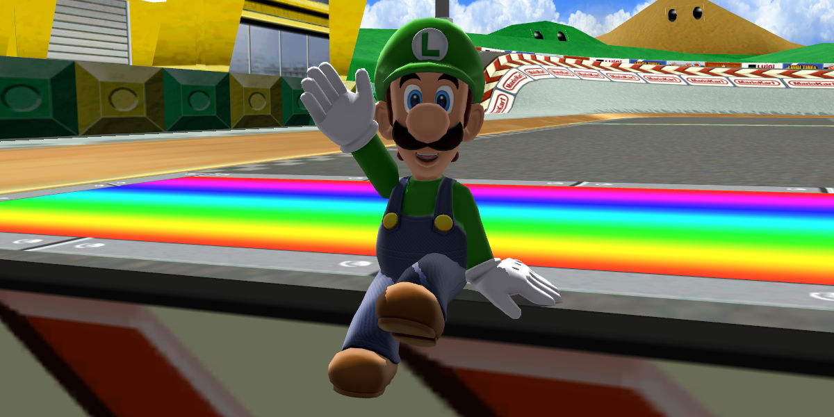 Luigi Rave Luigi waving Hi! by ArtLuigiBros on DeviantArt