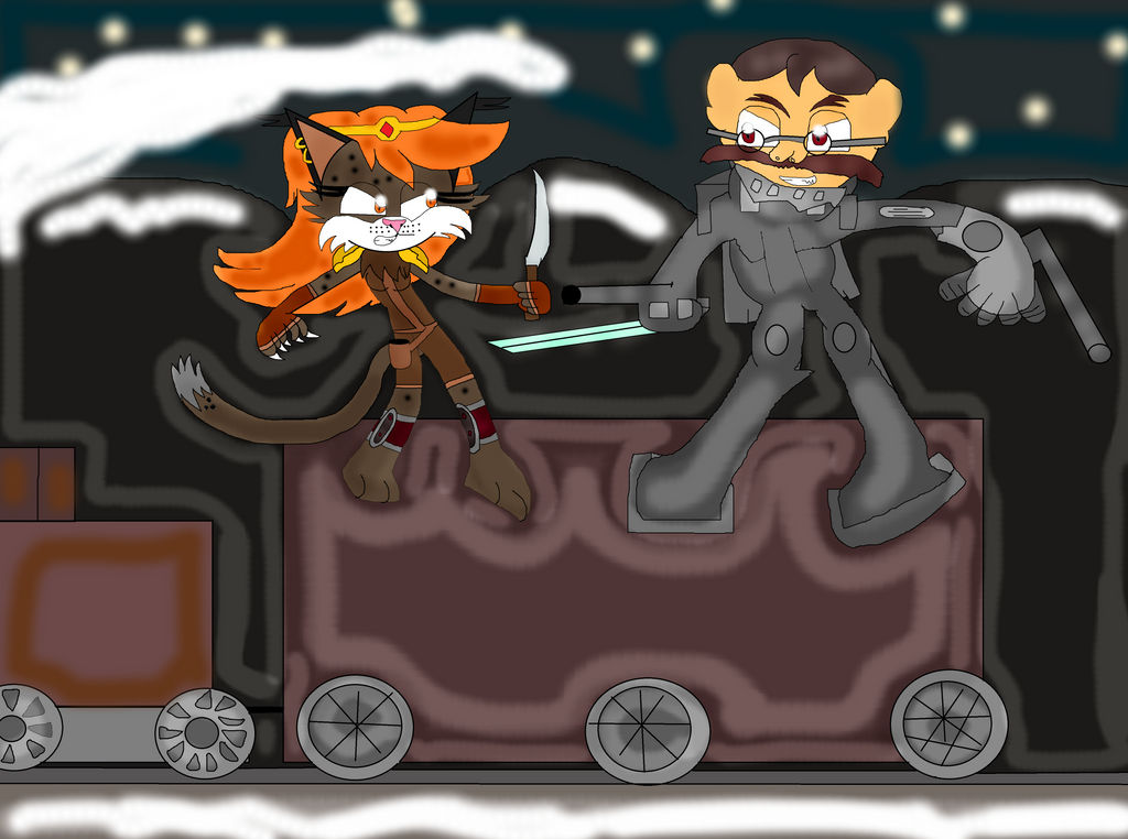 Battle on the Train.