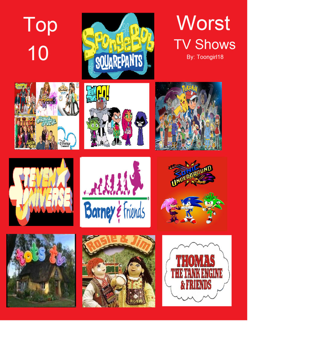 Aaron's Top 10 Worst TV Shows