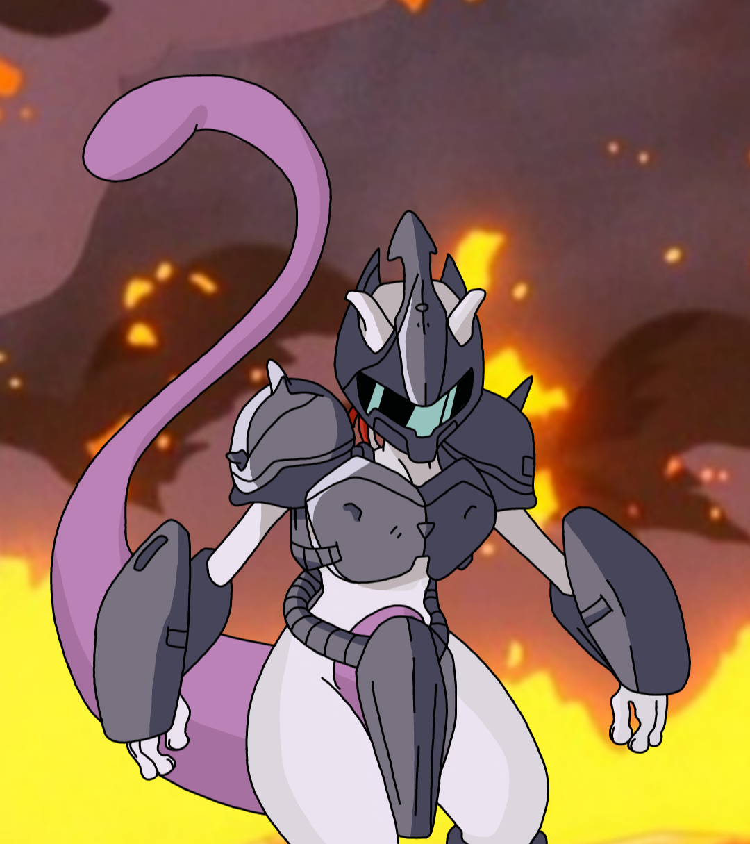 Giovanni's Mewtwo armored Mewtwo Team Rocket Edition 