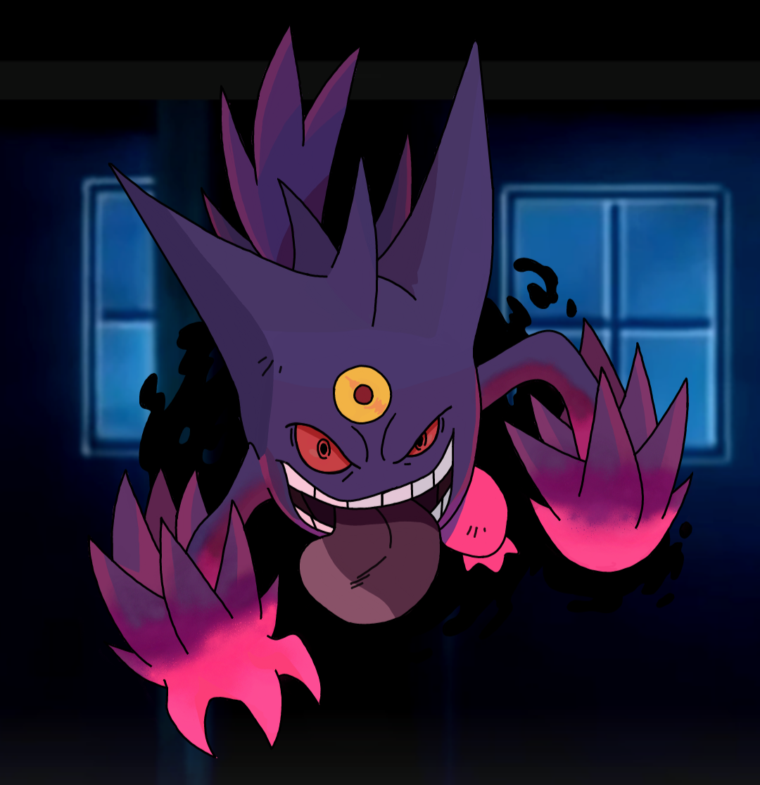 MW: Shiny Gengar by All0412 on DeviantArt